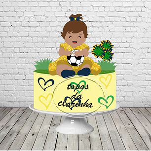 Arquivo Topo de Bolo Copa do Mundo Baby Girls