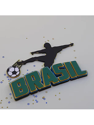 Arquivo Topo de Bolo Gol Brasil 