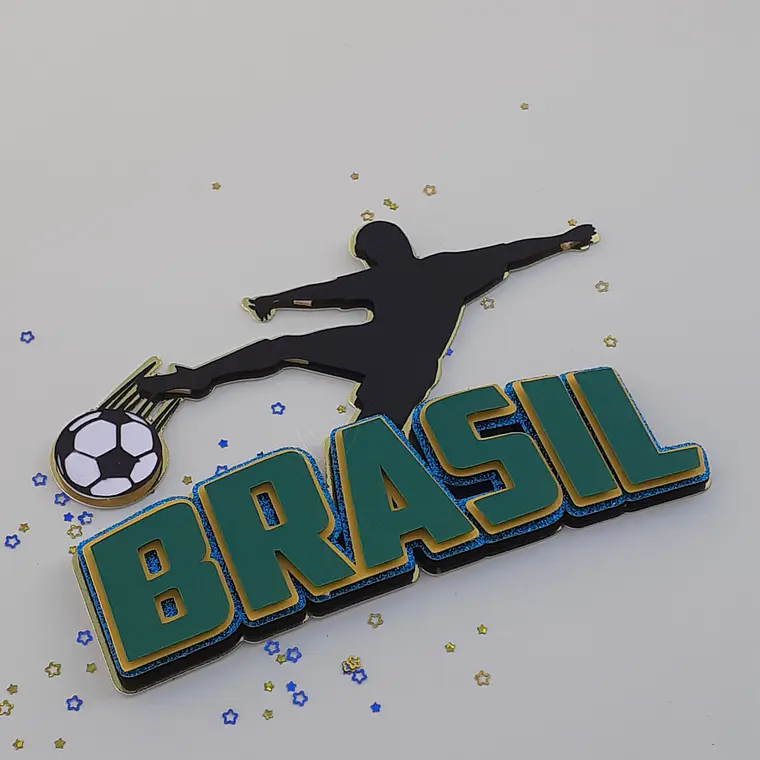 Arquivo Topo de Bolo Gol Brasil  1