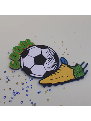 Arquivo Topo de Bolo Brasil Chuteira