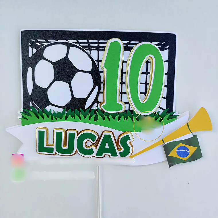 Arquivo Topo de Bolo Gol Brasil 1