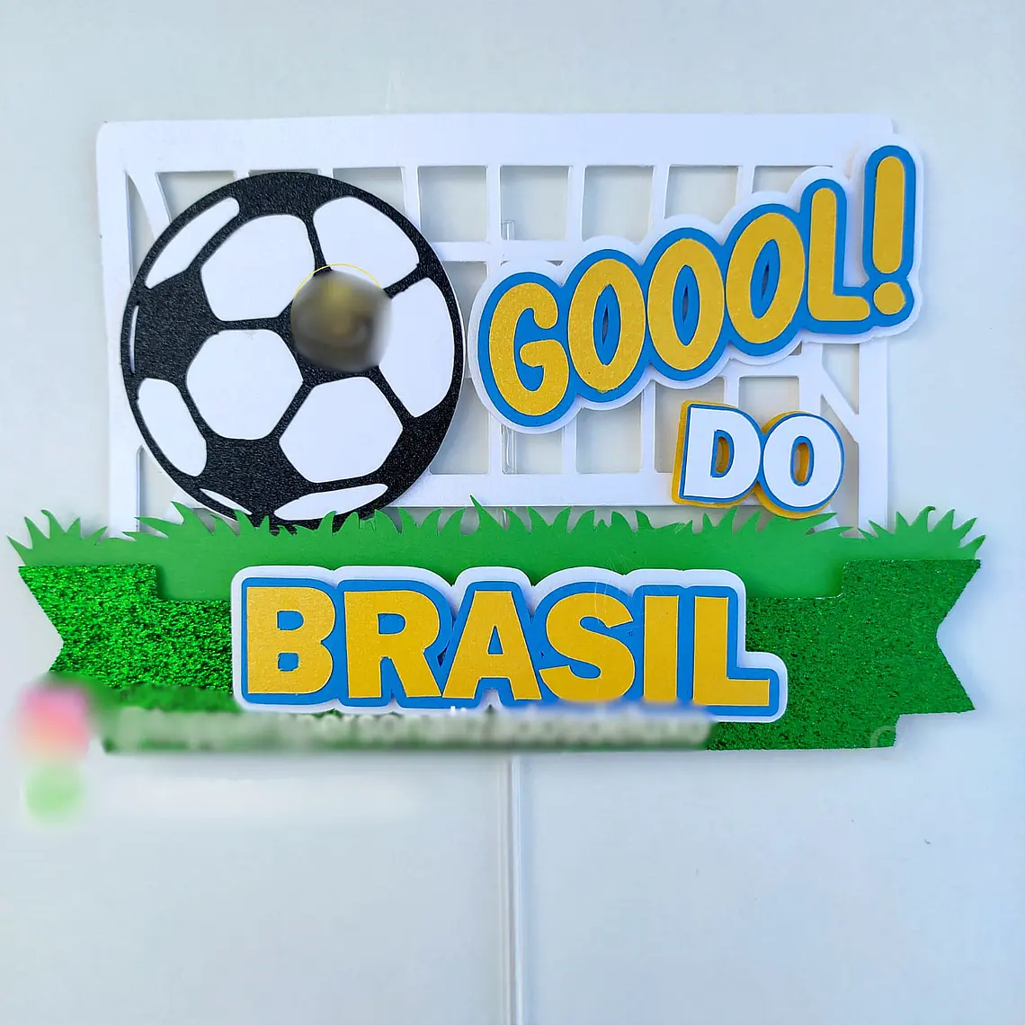 Arquivo Topo de Bolo Gol do Brasil 1