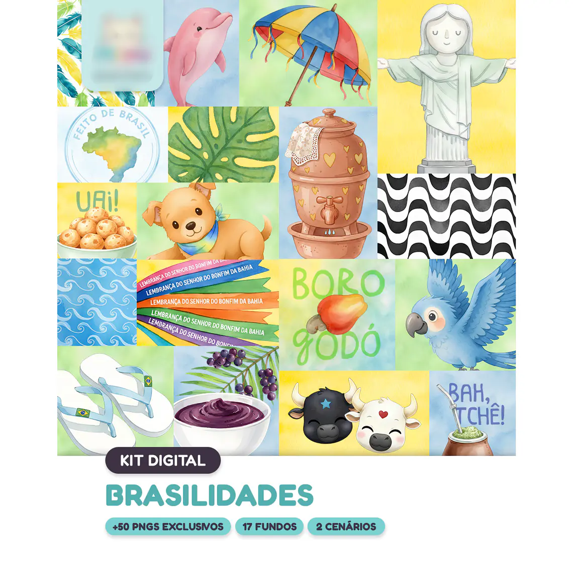 Kit Digital Brasilidades 1