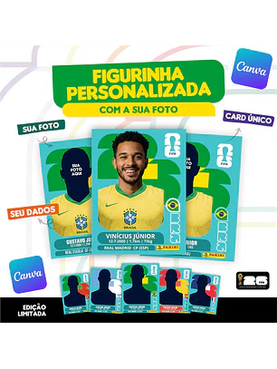 Arquivo Figurinhas Editáveis Copa