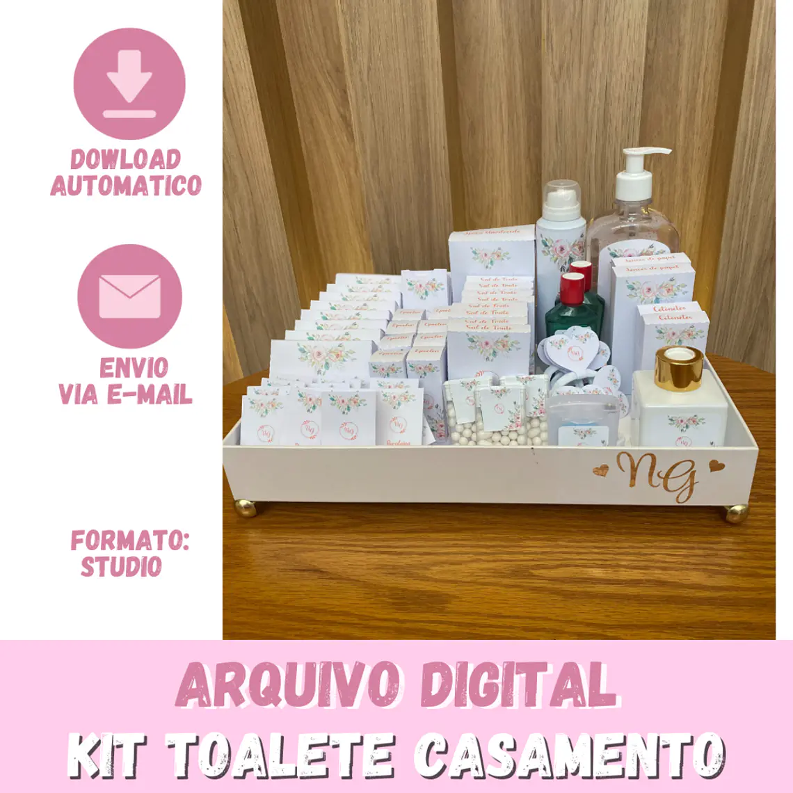 Arquivo de Corte Kit Toalete Casamento 1