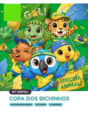 Kit Digital Copa dos Bichinhos