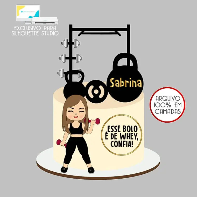 Arquivo Topo de Bolo Fitness em Camadas 1