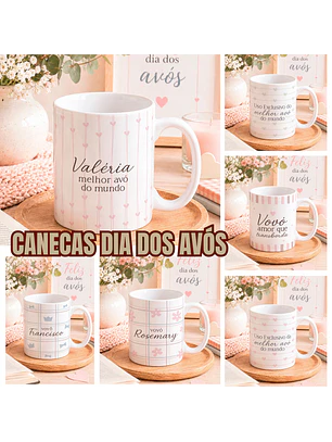 Pack Arquivo Canecas Dia dos AVÓS