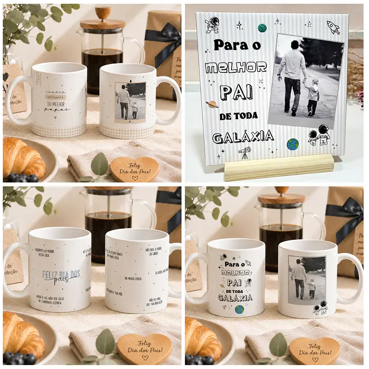 Arquivos Digitais para caneca sublimação Kit – Dia dos pais 2026 2