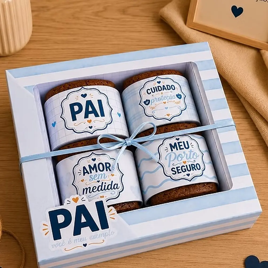 Arquivo de Corte Caixa Brownie - Dia dos Pais 1