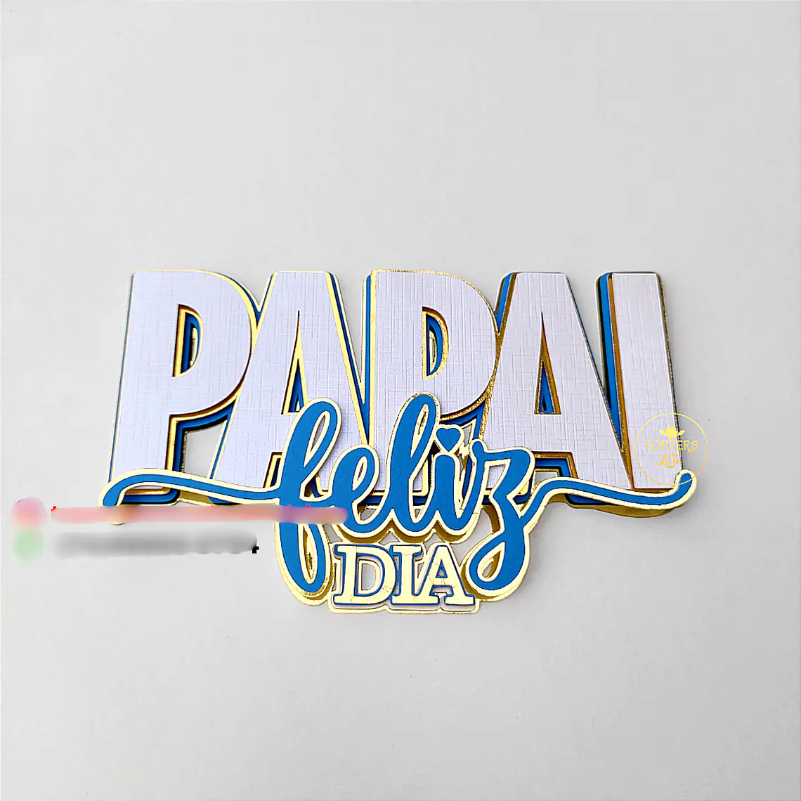 Arquivo Topo de Bolo Papai Feliz Dia 1
