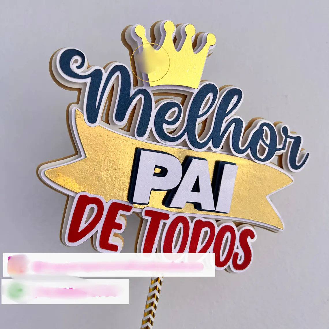 Arquivo Topo de Bolo Melhor Pai de Todos 1