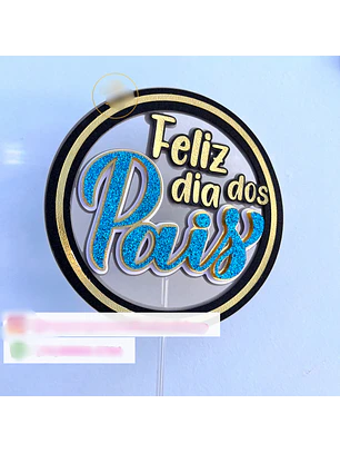 Arquivo Topo de Bolo Feliz dia dos Pais