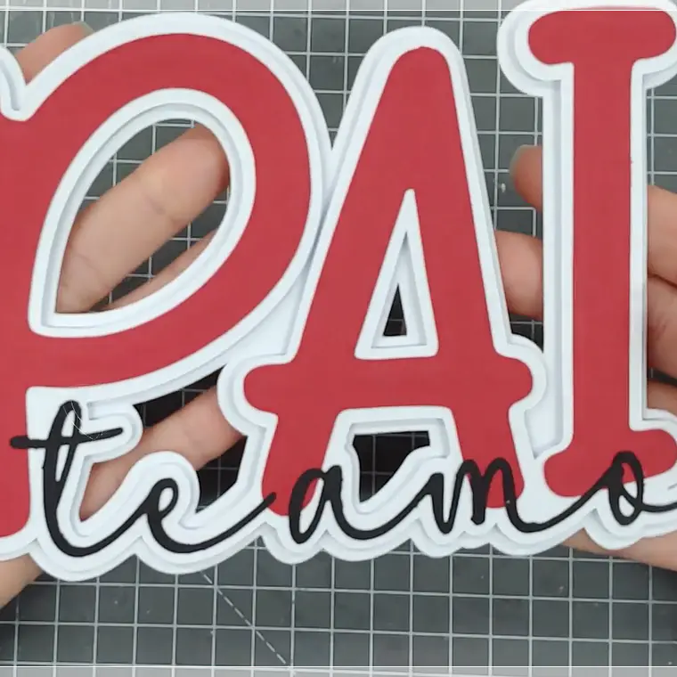 Arquivo Topo de Bolo Pai Te amo 1