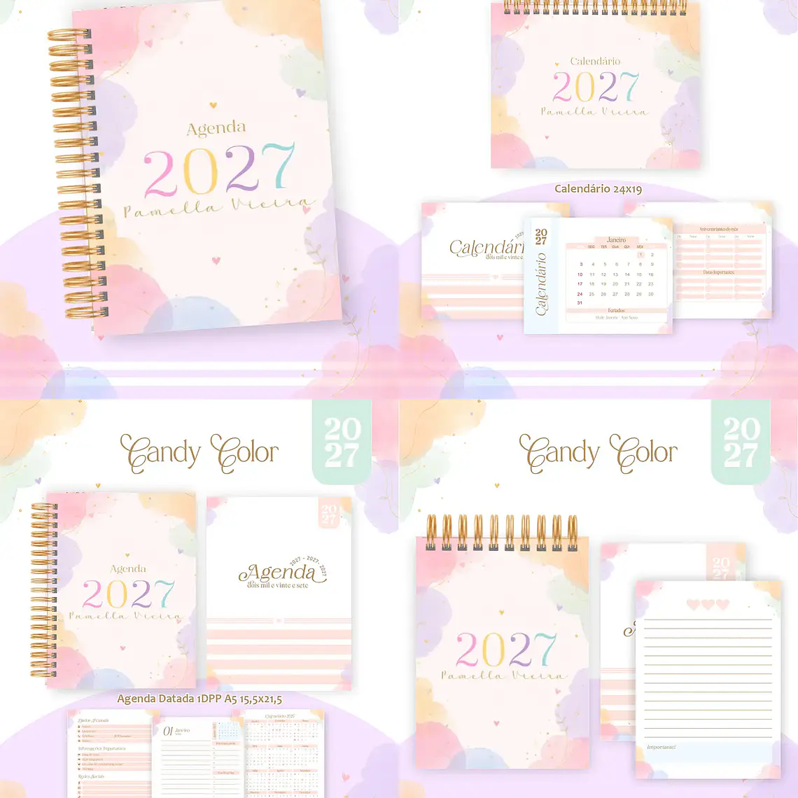 Arquivo Encadernação Candy Color Combo 2027 1
