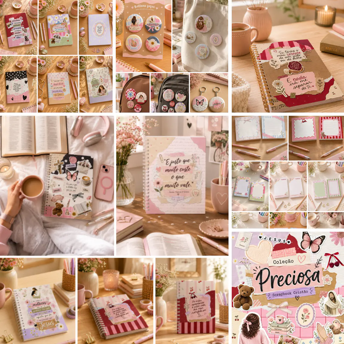 Kit Digital | Coleção PRECIOSA | Scrapbook Cristão 2