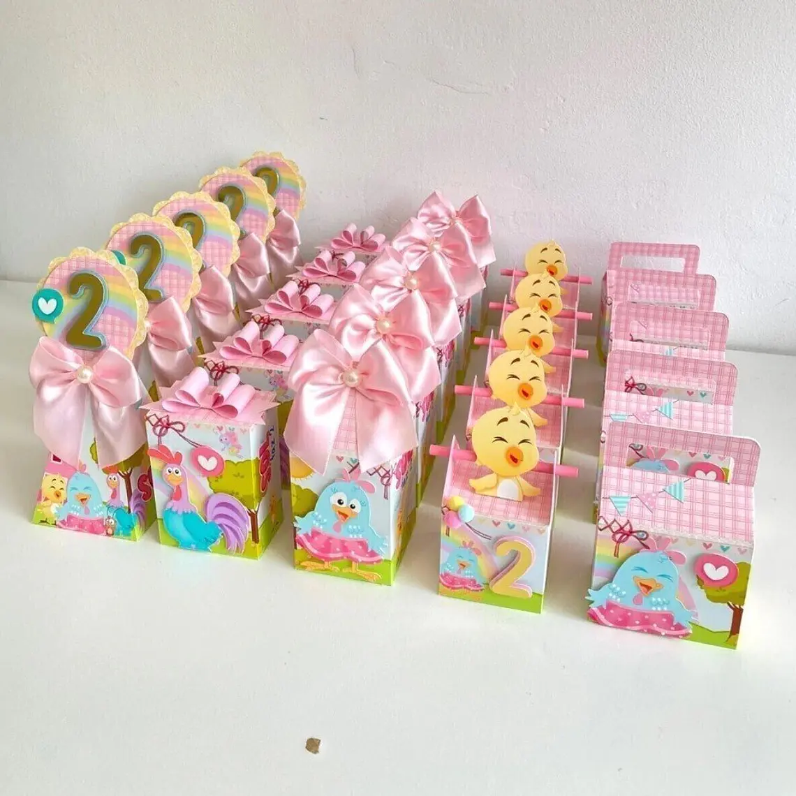 Arquivo de Corte Galinha Pintadinha Rosa 1