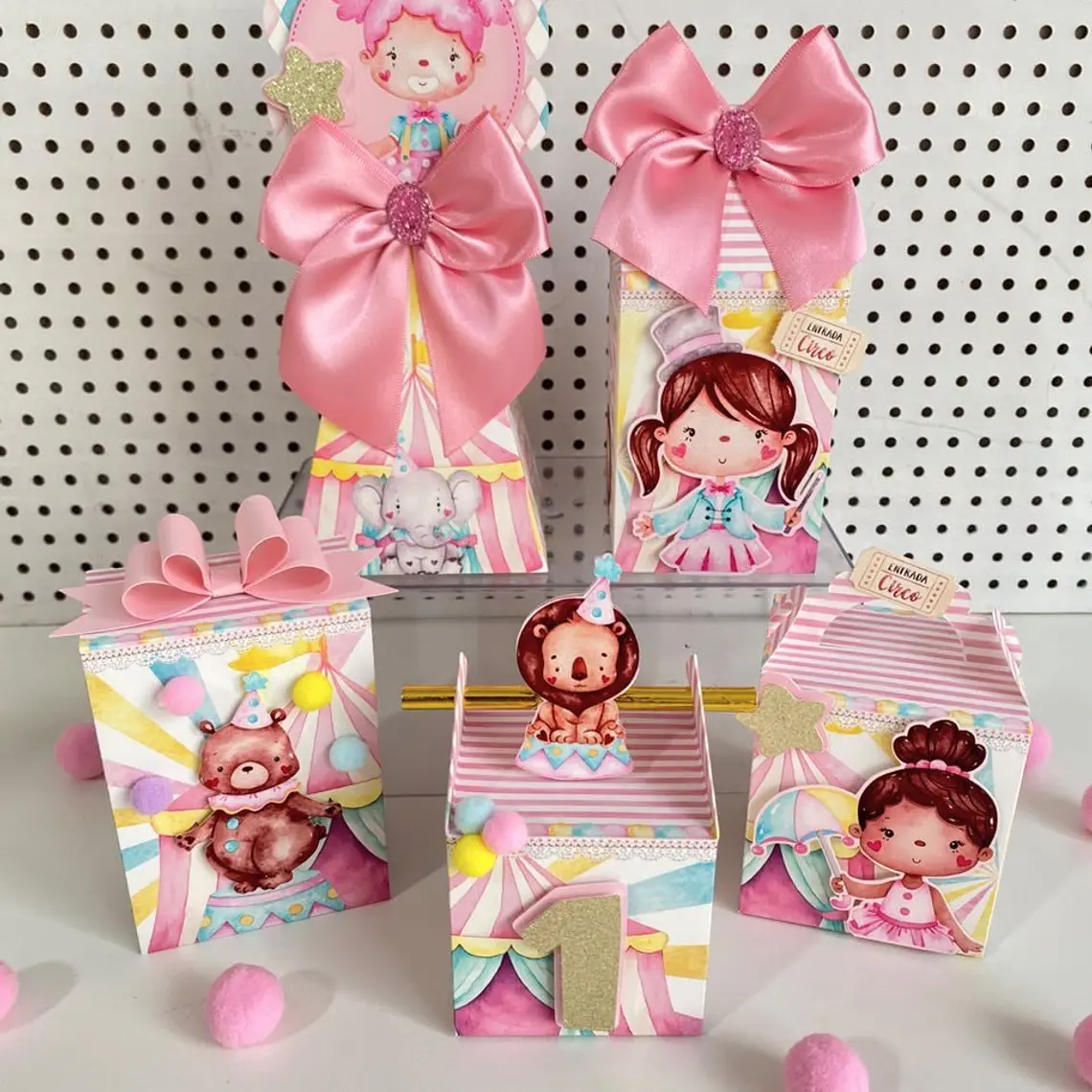 Arquivo de Corte Circo Rosa 1
