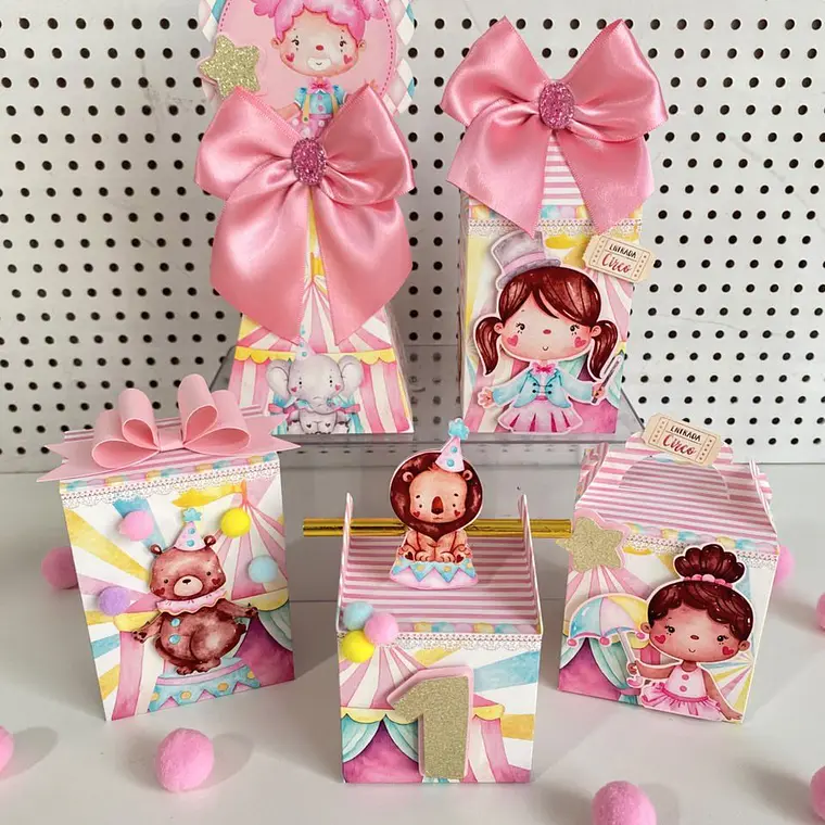 Arquivo de Corte Circo Rosa 1