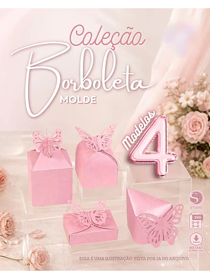 Arquivo Coleção Moldes Borboleta