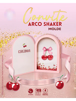 Arquivo Convite Arco Shaker Molde