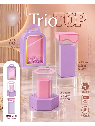 Arquivo Moldes Trio Top