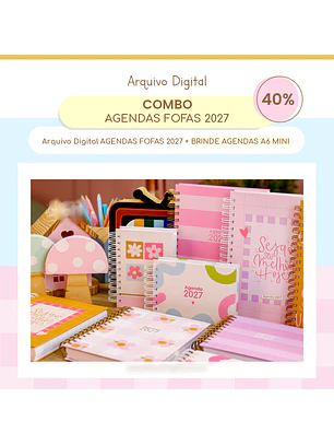 ARQUIVO COMBO AGENDAS FOFAS 2027