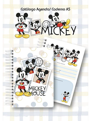 Arquivo 2027 Coleção Encadernação Vintage Mickey