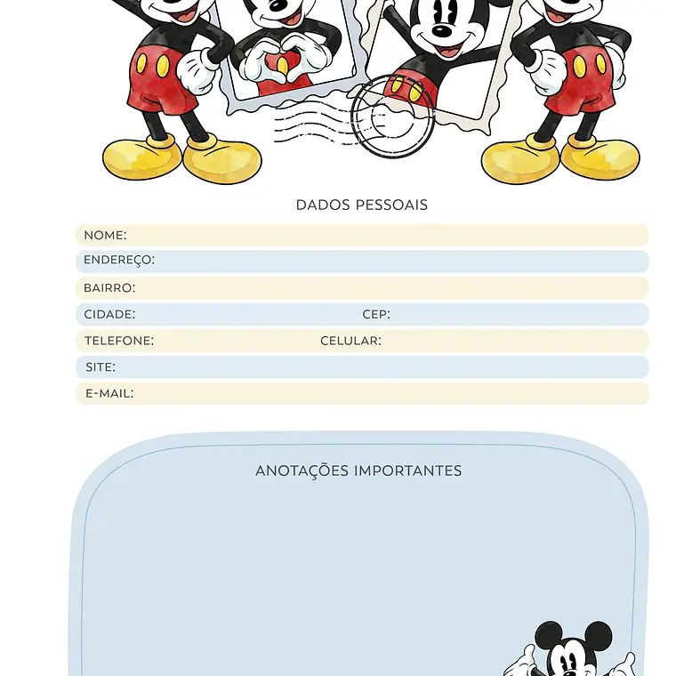 Arquivo 2027 Coleção Encadernação Vintage Mickey 9
