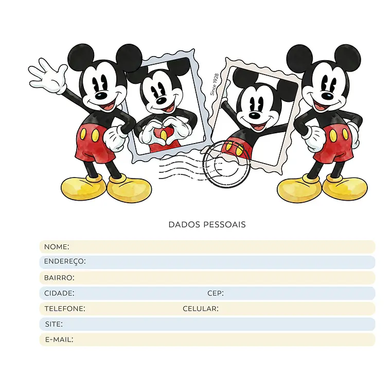 Arquivo 2027 Coleção Encadernação Vintage Mickey 10