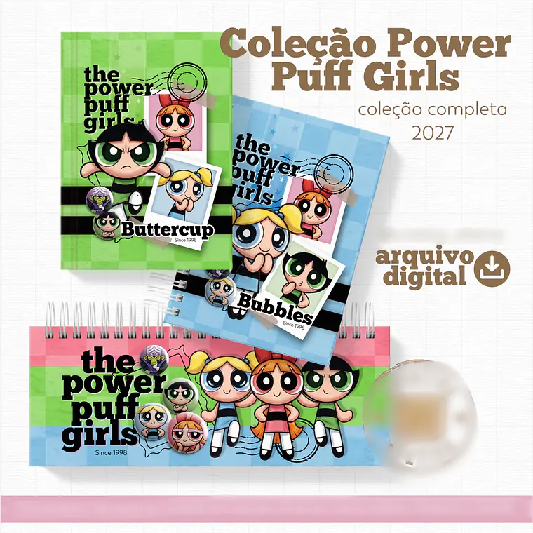 Arquivo 2027 Coleção Encadernação Vintage Meninas Super Poderosas 1
