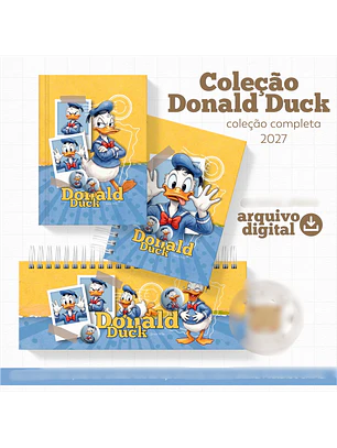 Arquivo 2027 Coleção Encadernação Vintage Donald Duck
