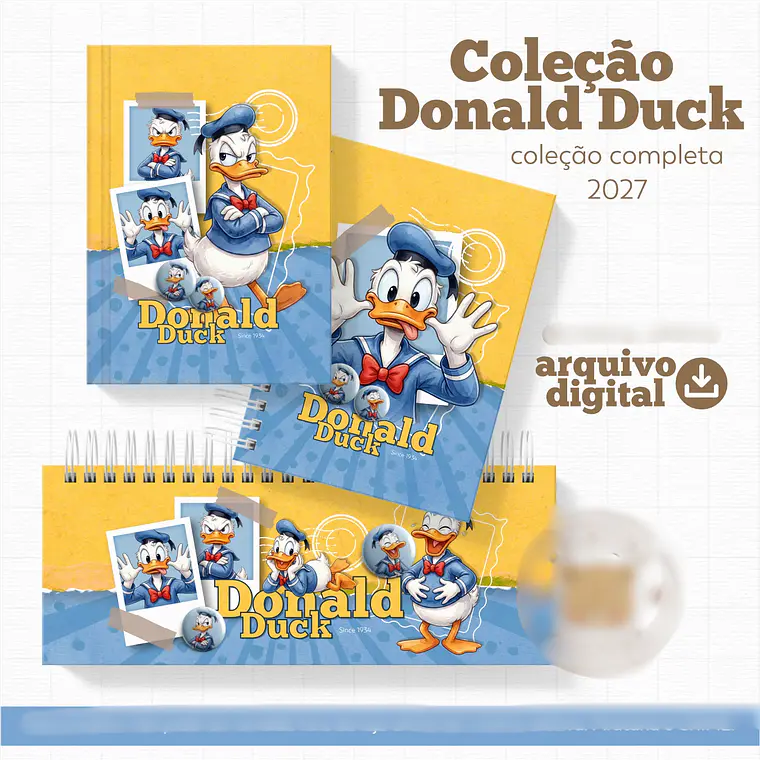 Arquivo 2027 Coleção Encadernação Vintage Donald Duck 1