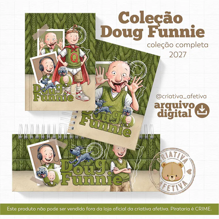 Arquivo 2027 Coleção Encadernação Vintage Doug Funnie 1