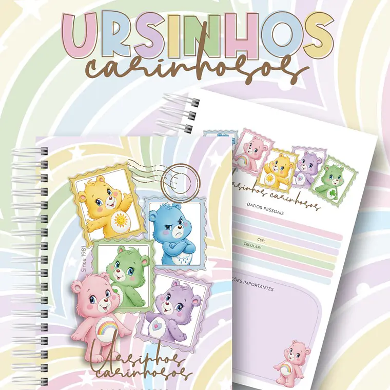Arquivo 2027 Coleção Encadernação Vintage Ursinhos Carinhosos 1