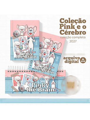 Arquivo 2027 Coleção Encadernação Vintage Pink e O cérebro