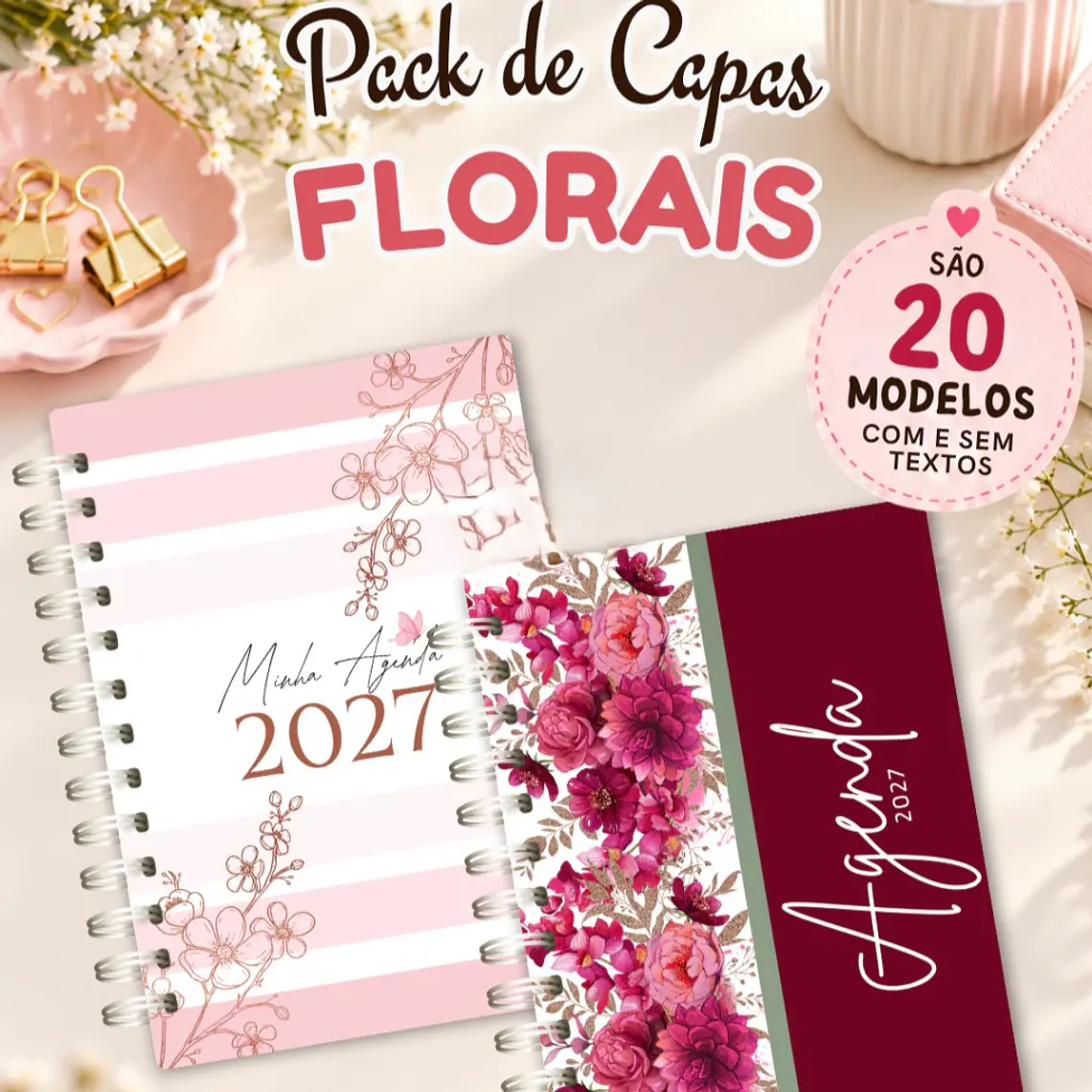 Arquivo Digital Pack Capas de Agenda 2027 1
