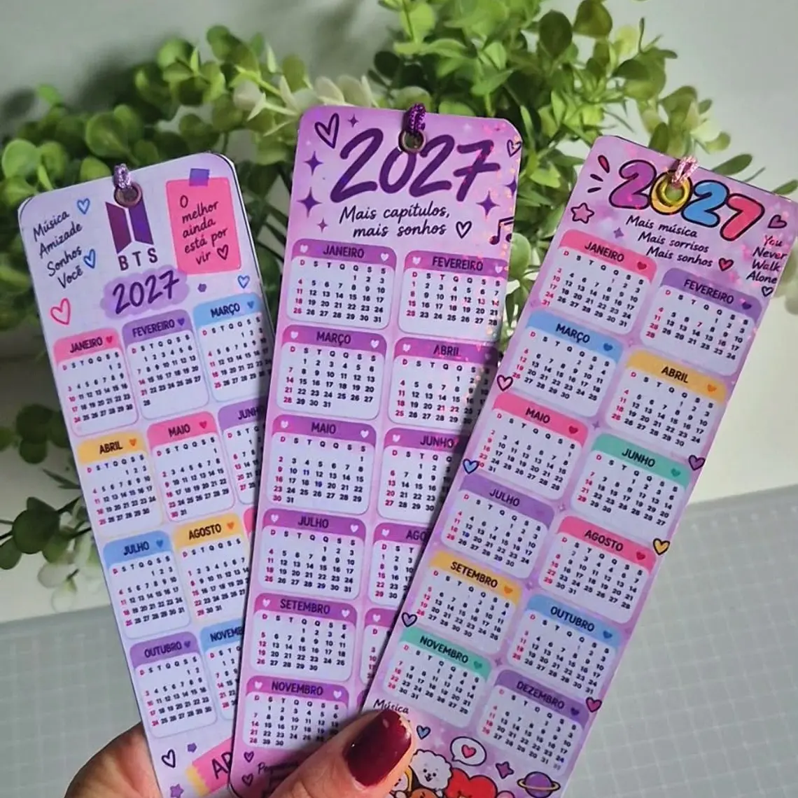 Arquivo Marca-Páginas BTS 2027 2