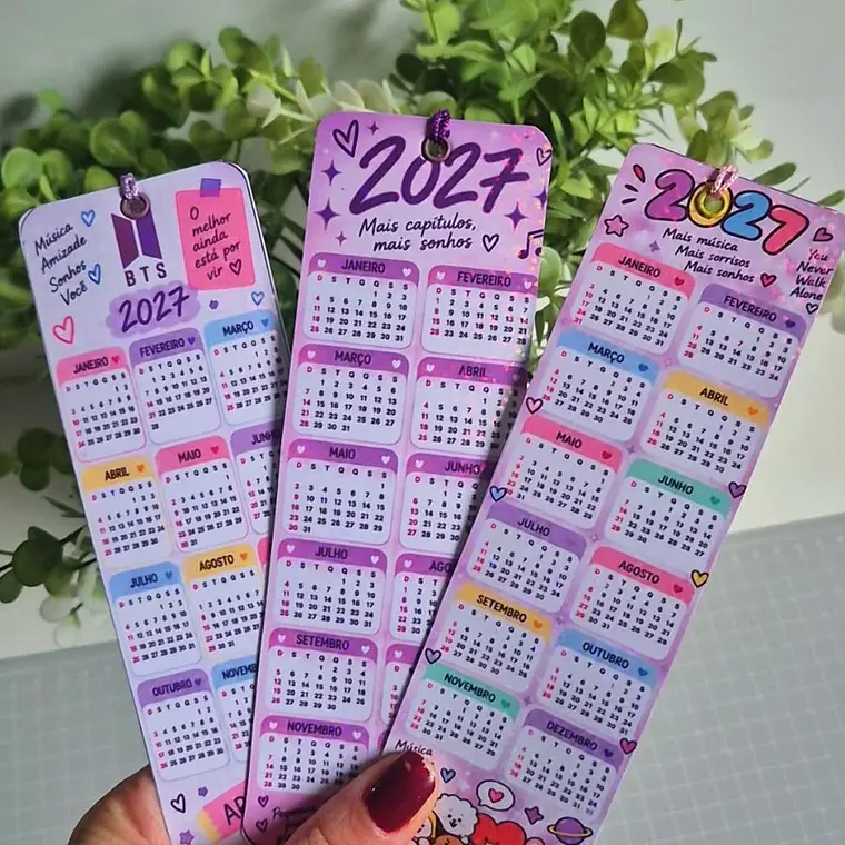 Arquivo Marca-Páginas BTS 2027 2