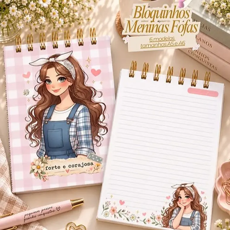 Arquivo Bloquinhos Meninas Fofas 1