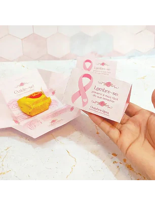 Arquivo Caixa Cartão Bombom Outubro Rosa para imprimir