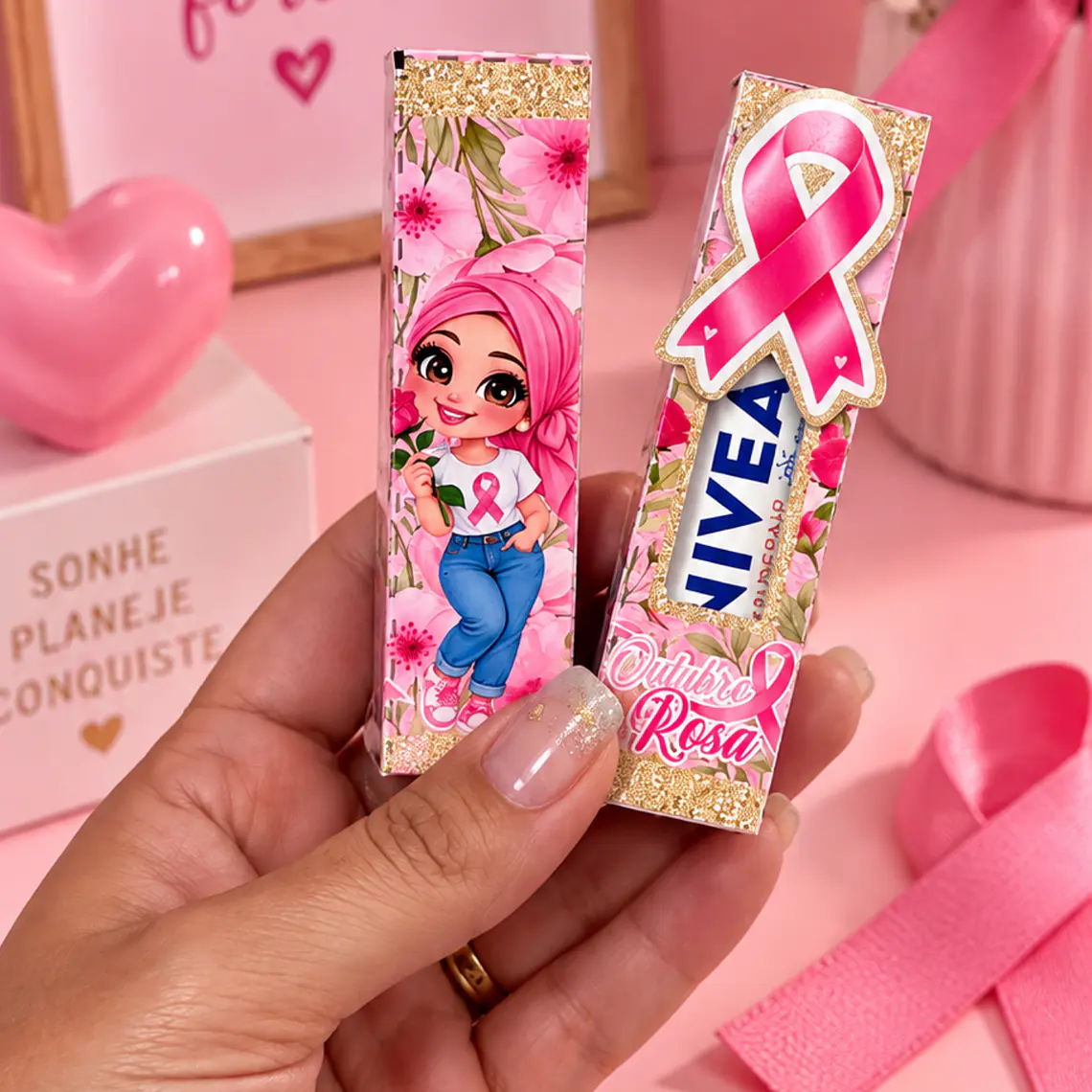 Arquivo Caixa Batom ou manteiga de cacau Outubro Rosa  1