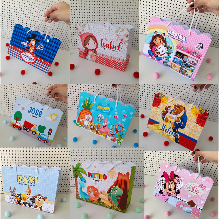 PACK SACOLINHA - 36 TEMAS DISPONÍVEIS 2