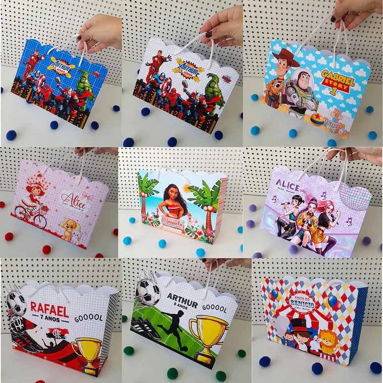 PACK SACOLINHA - 36 TEMAS DISPONÍVEIS 4