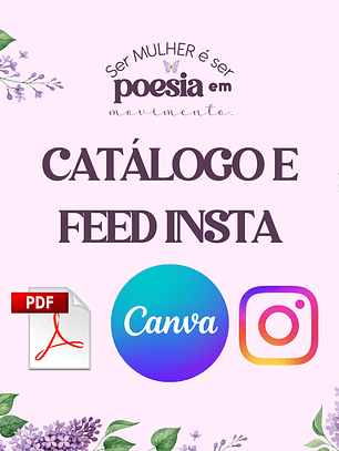 Kit Digital CANVA - Dia Internacional da Mulher - POESIA