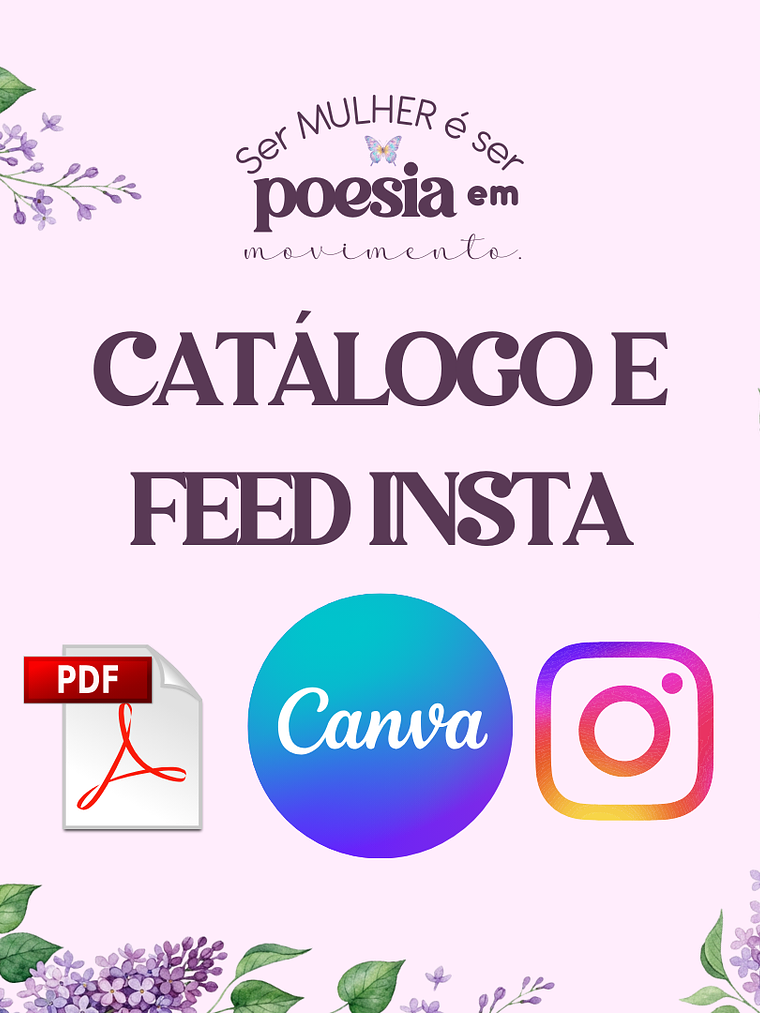 Kit Digital CANVA - Dia Internacional da Mulher - POESIA 2