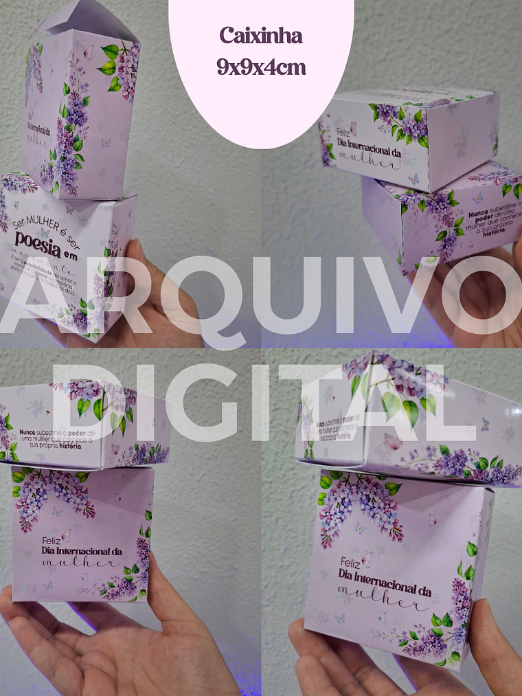 Kit Digital CANVA - Dia Internacional da Mulher - POESIA 10