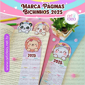 Arquivo Marca Páginas Calendário 2025 (Art Ideia)