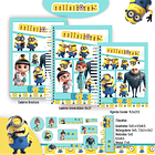 Arquivo Kit Escolar 2025 Minions - Pamella Vieira 1