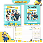 Arquivo Kit Escolar 2025 Minions - Pamella Vieira 6